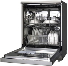 فضای داخلی ماشین ظرفشویی ال جی DC34 